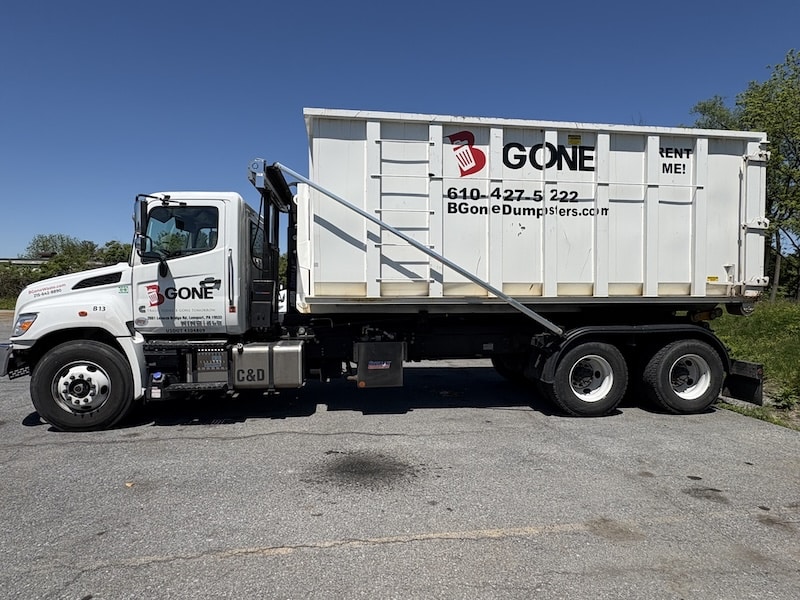 40-yard dumpster for rent.